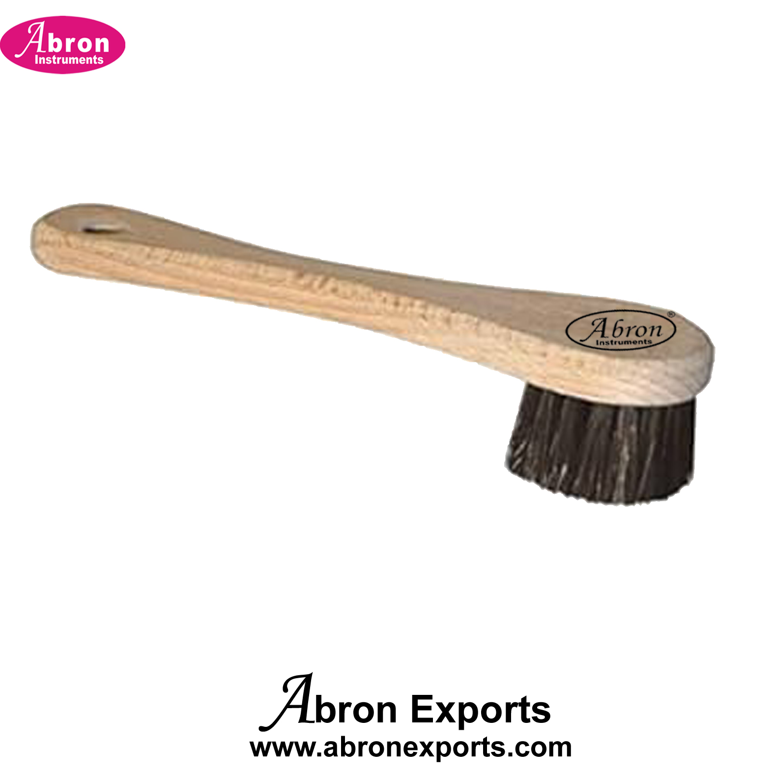 Brush Shoe Polish Small Wooden base Wooden Shoe Brush Shoe Shine Polish Buffing Brush 10pc Abron AG-3115BRS 